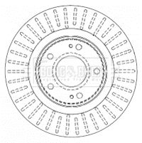 BORG & BECK Тормозной диск BBD4481